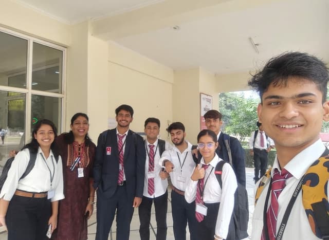 Teaching moment with students